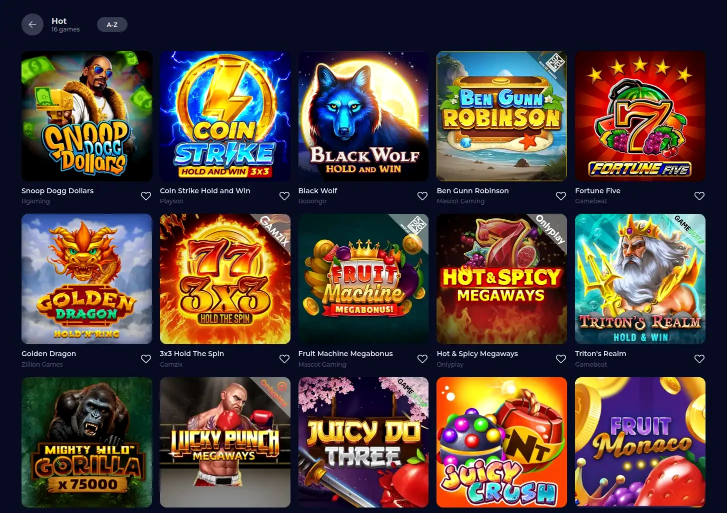 Race up Casino gaming experience